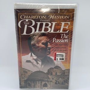 Charlton Heston Presents The Bible The Passion VHS Video Sealed Religion